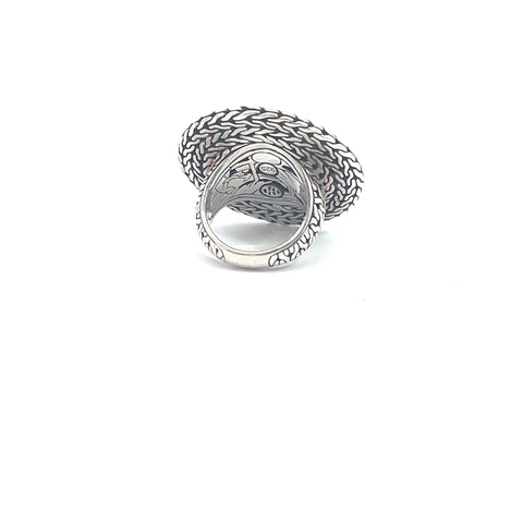 JOHN HARDY Palu cocktail ring in Sterling Silver, Size 7