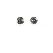 Diamond Stud Earrings in 14K White Gold