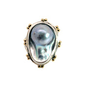 Mabe Grey Pearl Ring