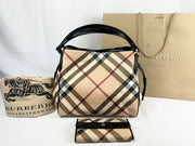 Burberry Nova Check Shoulder Bag and Wallet