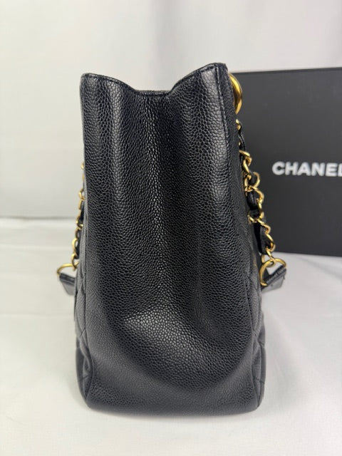 Chanel Black Caviar GST