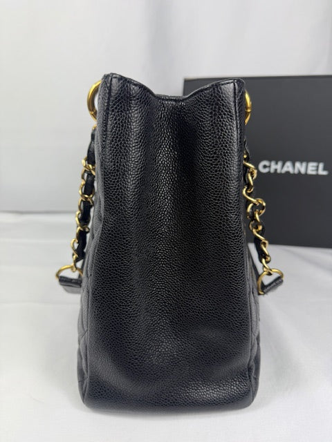 Chanel Black Caviar GST