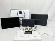 Chanel Black Caviar LeBoy WOC