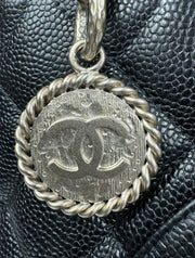 Chanel Black Caviar Medallion Tote