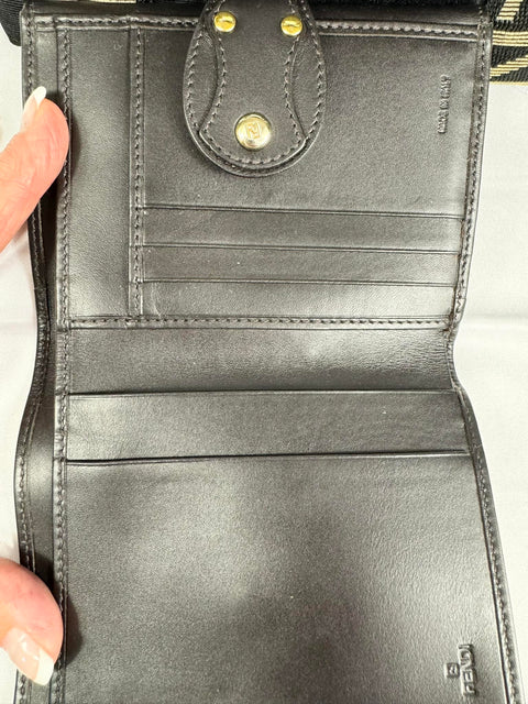 FENDI Zucca Compact Wallet