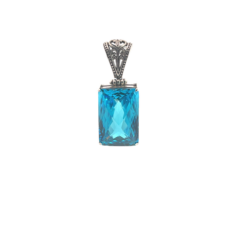 Kate King Blue Topaz Pendant