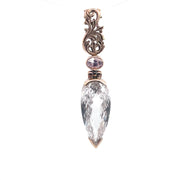 Kate King Morganite Pendant in Gold-plated Sterling Silver