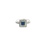 Sapphire and Diamond Ring