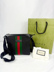 GUCCI Small Black Ophidia Messenger Bag