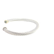 DAVID YURMAN Classic Cable Cuff with Peridot, Gold Accents