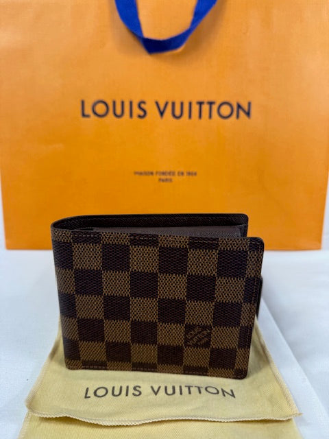 Louis Vuitton Damier Ebene Florin Wallet