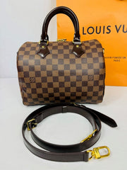 Louis Vuitton Damier Ebene Speedy 25 Bandouliere