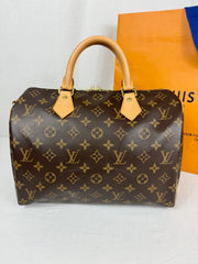 Louis Vuitton Monogram Speedy 30 Bandouliere