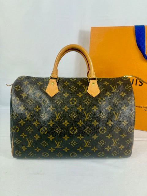 Louis Vuitton Monogram Speedy 35 Handbag