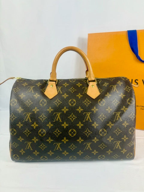 Louis Vuitton Monogram Speedy 35 Handbag