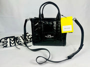 Marc Jacobs Small Black Leather Tote Bag