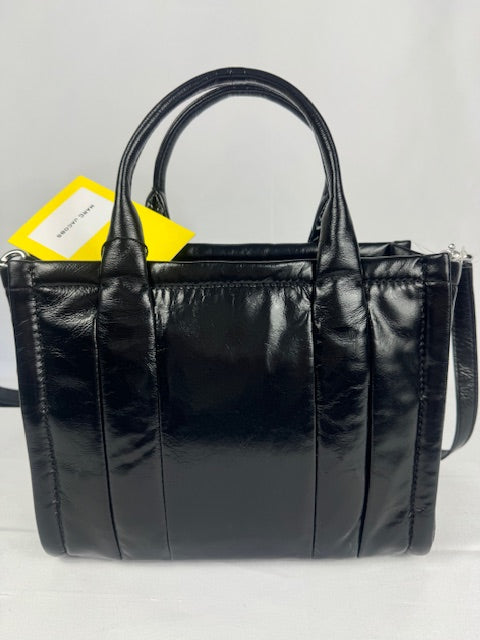 Marc Jacobs Small Black Leather Tote Bag