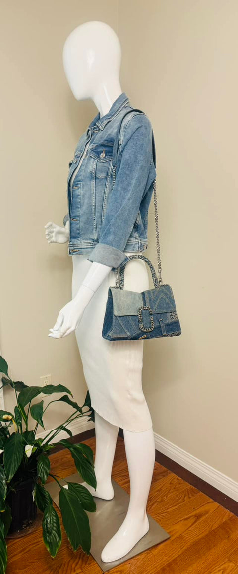 Marc Jacobs St Marc Denim Top Handle Bag