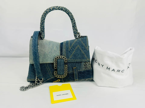 Marc Jacobs St Marc Denim Top Handle Bag