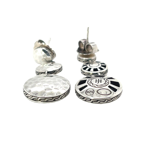 John Hardy Palu earrings sterling silver