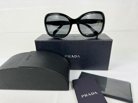 Prada Black Polarized Sunglasses