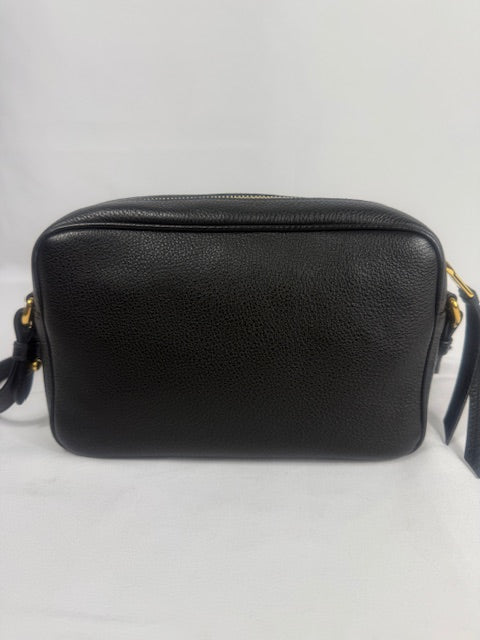 Prada Black Vitello Phenix Crossbody