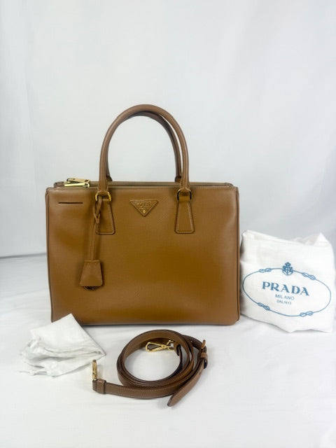 Prada Caramel Galleria Large Tote