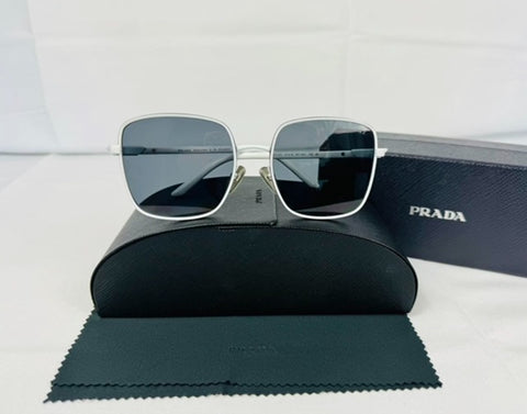 Prada White Polarized Sunglasses