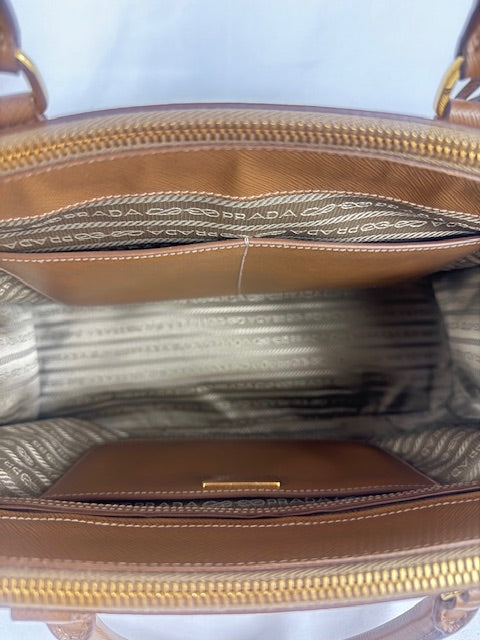 Prada Caramel Galleria Large Tote