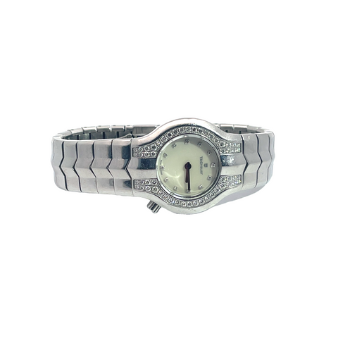 TAG HEUER Alter Ego Diamond Bezel Mother of Pearl Dial, 28mm Watch