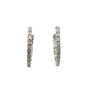 Diamond Hoop Earrings