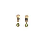 Peridot and Gold Earrings