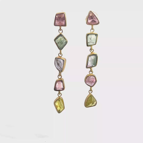 MultiGemstone Earrings