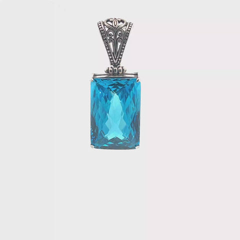 KATE KING Blue Topaz Pendant