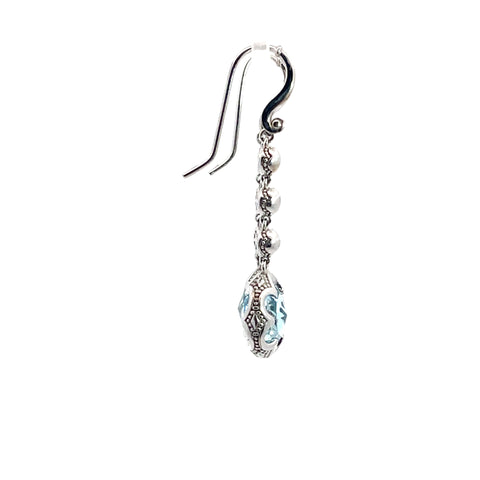 TACORI Blue Topaz Earrings in Sterling Silver