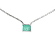 Tourmaline & Cubic Zirconia Necklace