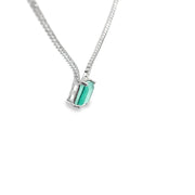 Tourmaline & Cubic Zirconia Necklace