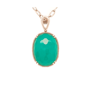 Tacori green Onyx pendant necklace 